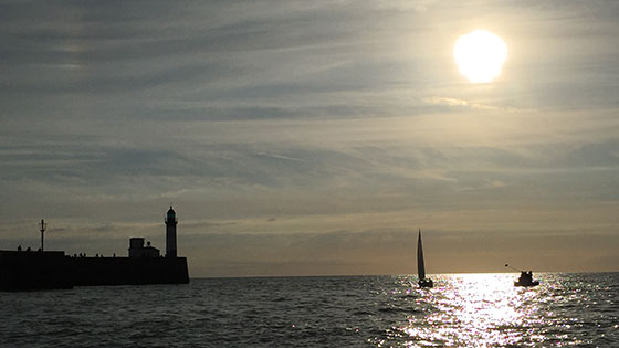 Bateau ecole - Permis côtier Le Treport en France
